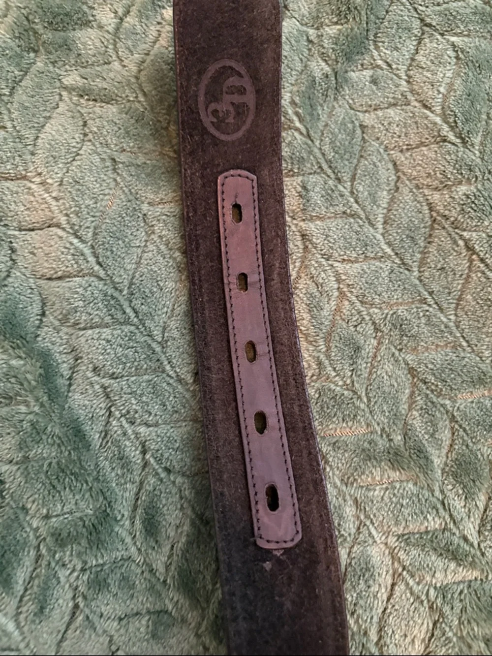 3D Genuine Leather Western Classics Belt Dark Brown 44